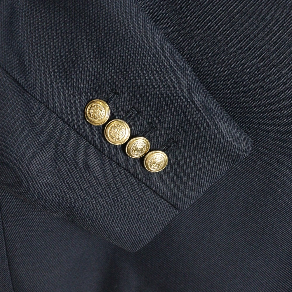 JOURNAL STANDARD relume(ジャーナルスタンダード レリューム) 6B 金ボタン ウール ダブルテーラードジャケット ネイビー レディース