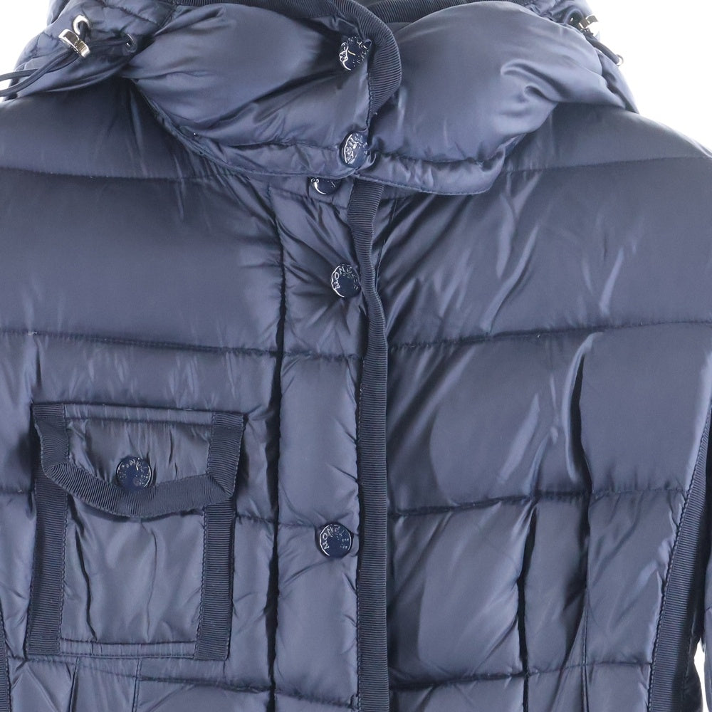 MONCLER(モンクレール) HERMINE エルミンヌ ジップアップ ダウンコート レディース ネイビー 420934933905