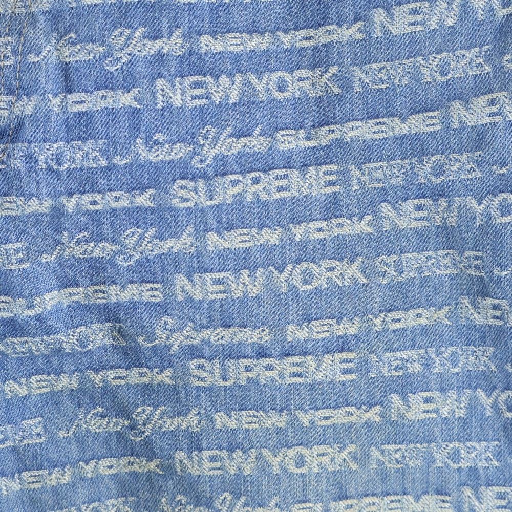 SUPREME(シュプリーム) 22AW Multi Type Jacquard Regular Jean マルチタイプ ジャガード レギュラー デニムパンツ インディゴ
