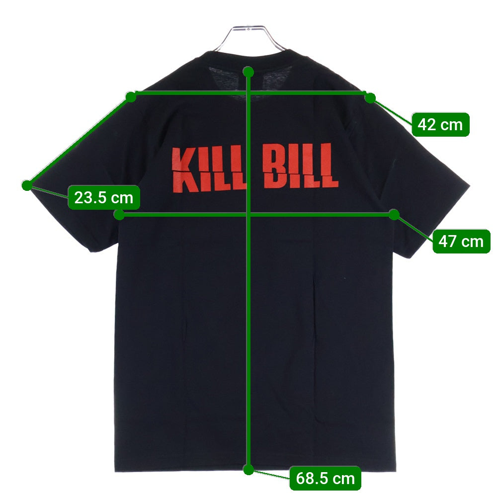 VINTAGE(ヴィンテージ) 00S VINTAGE KILL BILL REVENGE IS NEVER A STRAIGHT LINE 2003 CUT キルビル リベンジイズネヴァーアストレイトライン 両面プリント ムービー半袖Tシャツ