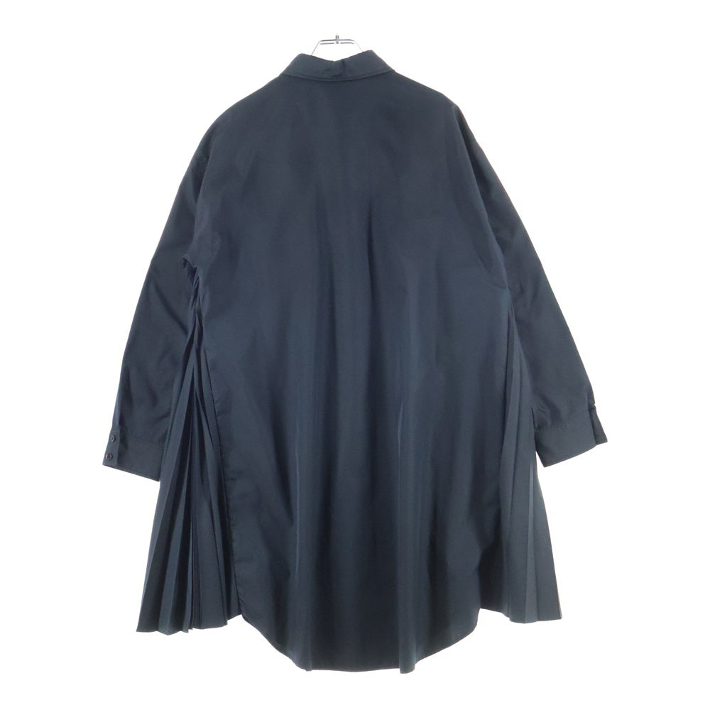 MONCLER(モンクレール) 20AW ABITO アビト サイドプリーツ ポリエステル シャツワンピース ブラック レディース F20932G70400 C0382