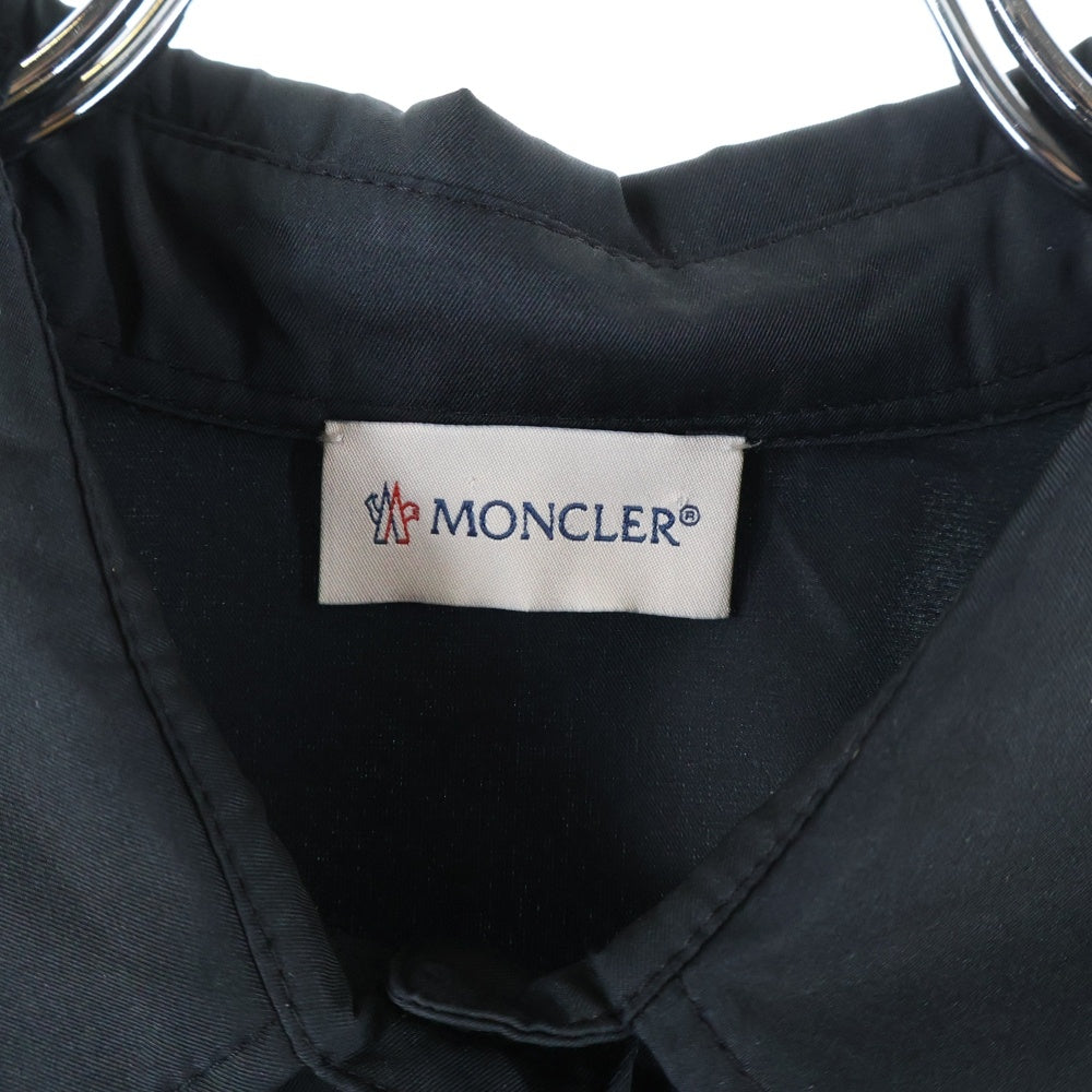 MONCLER(モンクレール) 20AW ABITO アビト サイドプリーツ ポリエステル シャツワンピース ブラック レディース F20932G70400 C0382