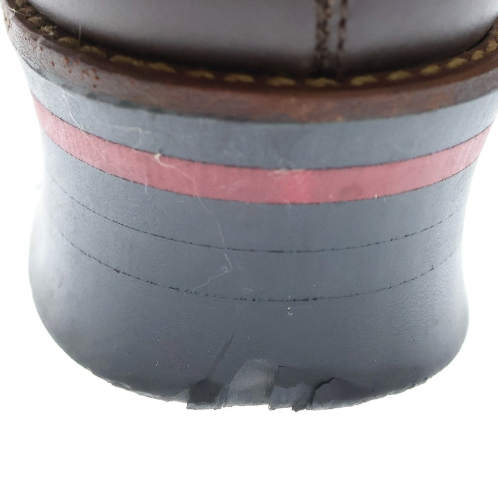 KADOYA(カドヤ) RIDE CHELSEA ライドチェルシー サイドゴア レザー ブーツ ブラウン レディース