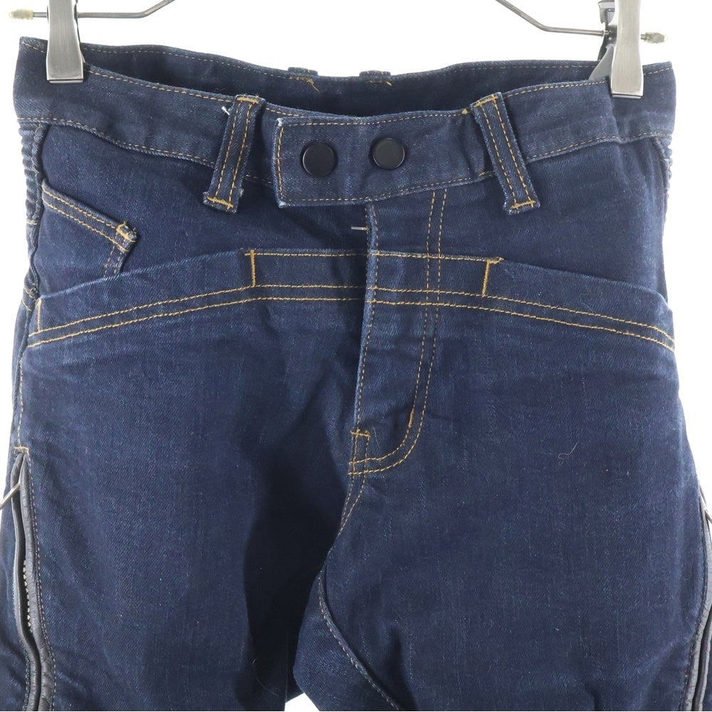 KADOYA(カドヤ) バイカー デニム パンツ インディゴ レディース