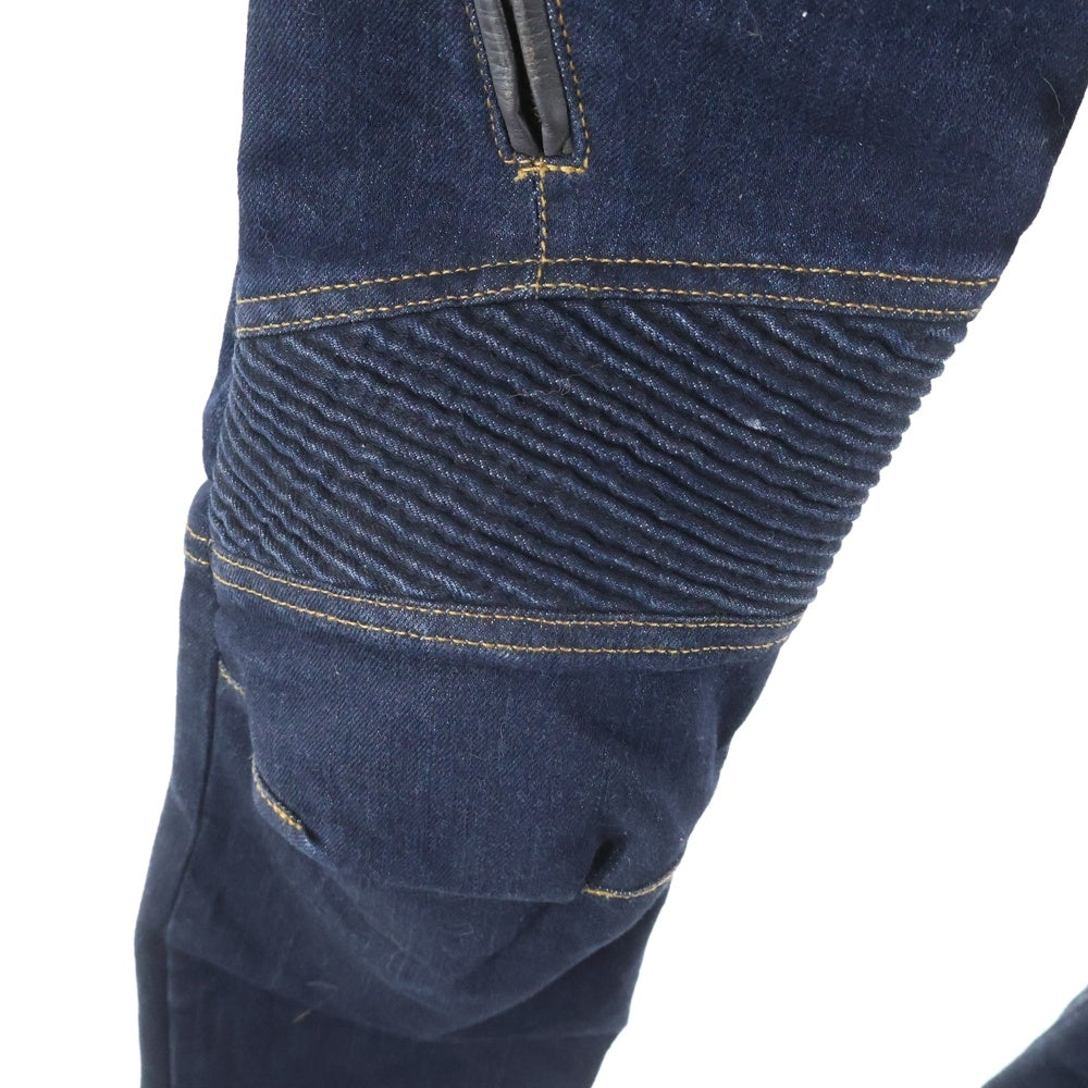 KADOYA(カドヤ) バイカー デニム パンツ インディゴ レディース