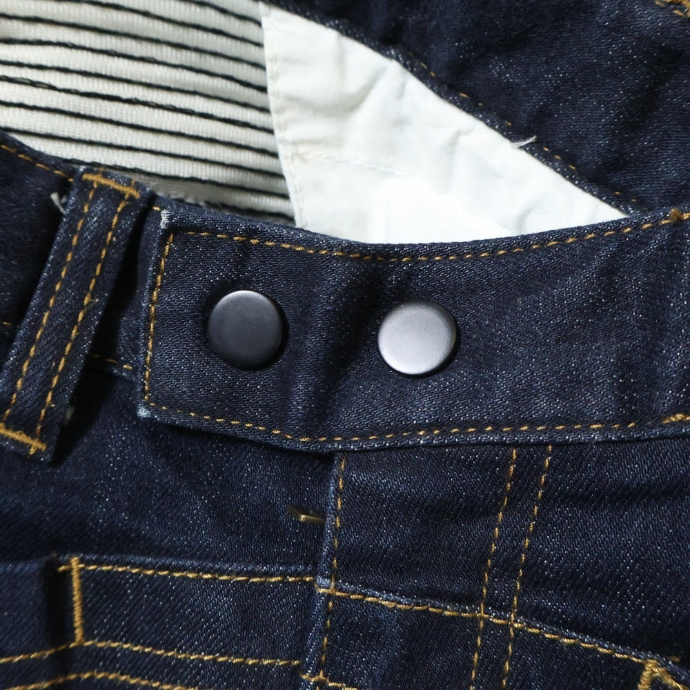 KADOYA(カドヤ) バイカー デニム パンツ インディゴ レディース