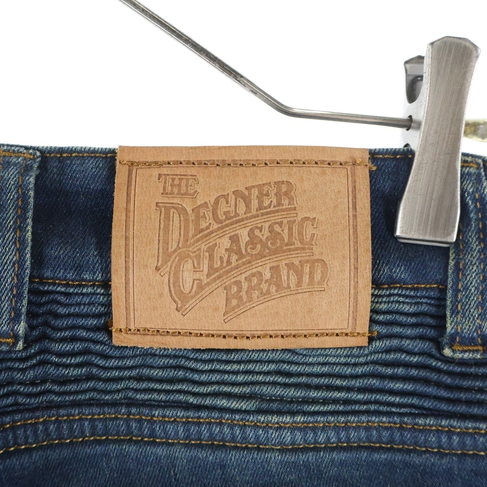 KADOYA(カドヤ) バイカー デニム パンツ インディゴ レディース