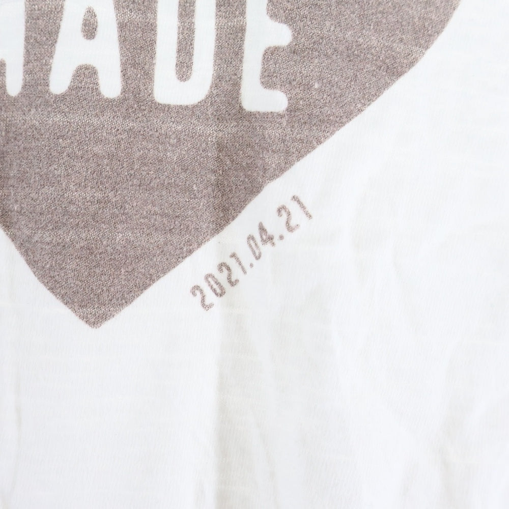 HUMAN MADE(ヒューマンメイド) DAILY S/S T-SHIRT デイリー フロントプリント 半袖Tシャツ カットソー ホワイト