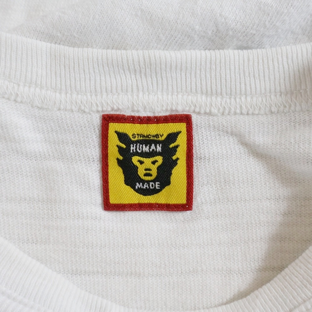 HUMAN MADE(ヒューマンメイド) DAILY S/S T-SHIRT デイリー フロントプリント 半袖Tシャツ カットソー ホワイト