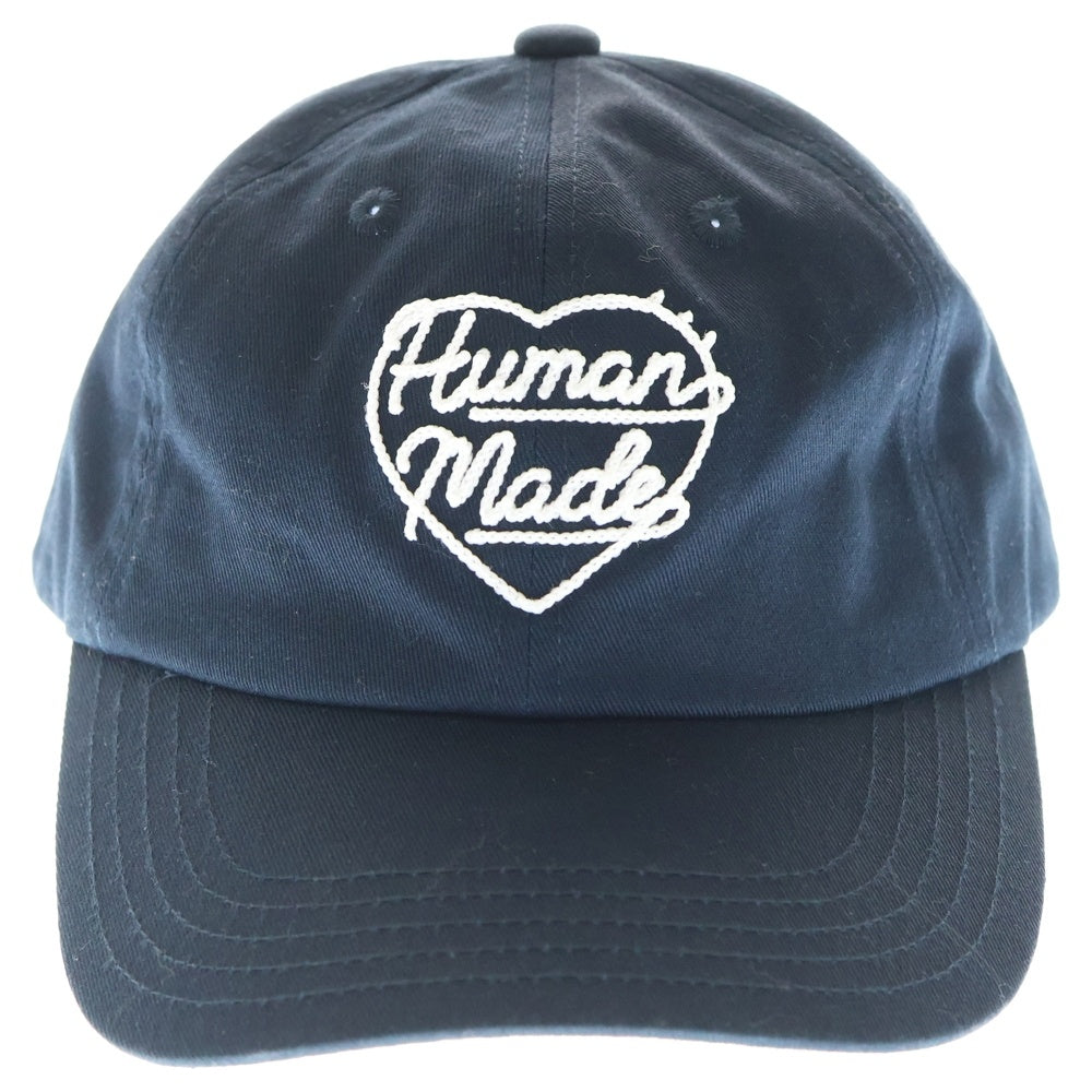 HUMAN MADE(ヒューマンメイド) 6PANEL TWILL HEART CAP シックスパネル ツイルハート キャップ 帽子 ネイビー