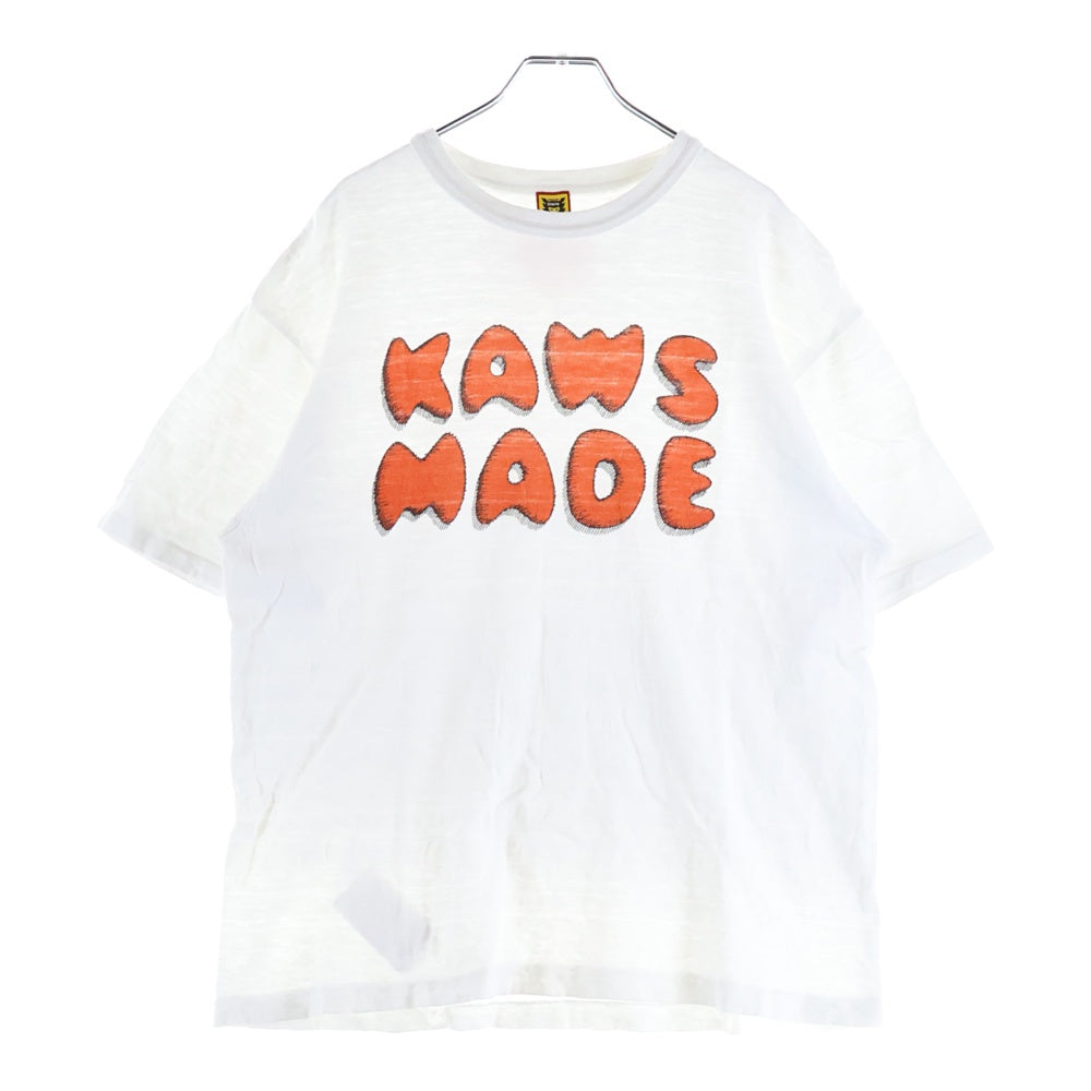HUMAN MADE(ヒューマンメイド) 21SS ×KAWS #3 T-SHIRT カウズ フロントプリント 半袖Tシャツ カットソー ホワイト