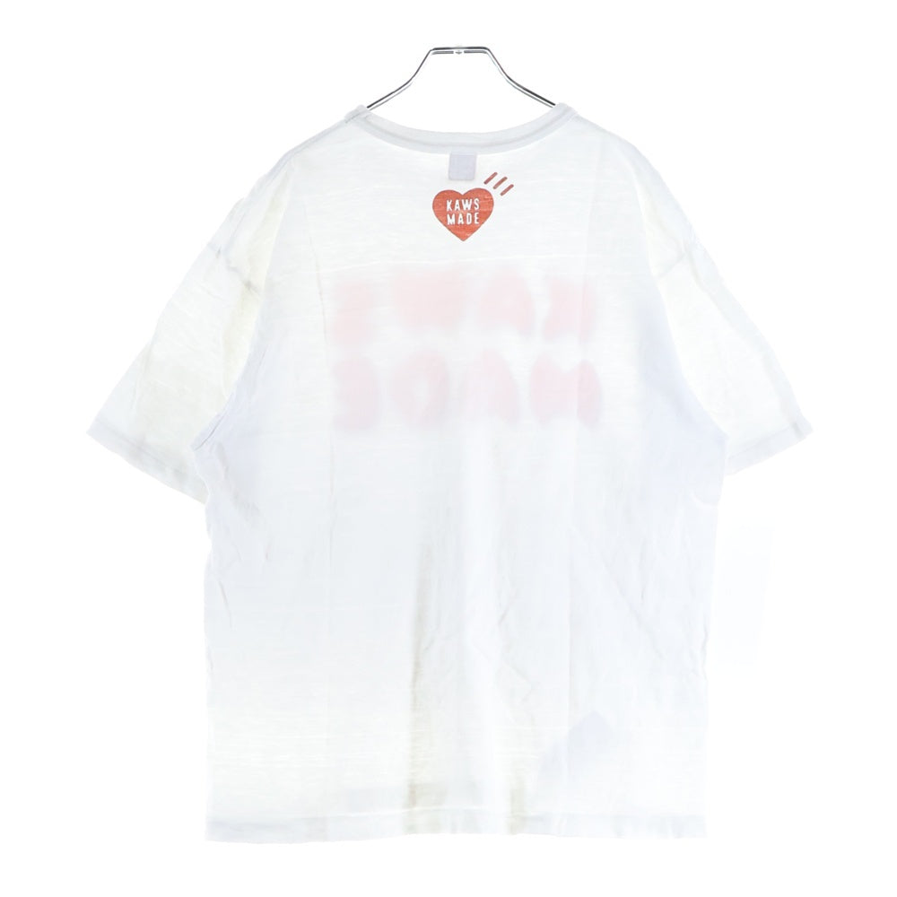 HUMAN MADE(ヒューマンメイド) 21SS ×KAWS #3 T-SHIRT カウズ フロントプリント 半袖Tシャツ カットソー ホワイト