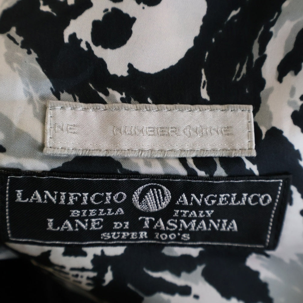 NUMBER (N)INE(ナンバーナイン) 01SS タイム期 ドローストリング ワイドストライプ カーゴスラックスパンツ ブラック