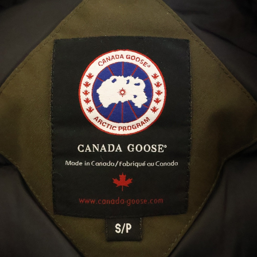 CANADA GOOSE(カナダグース) CHILLIWACK PARKA チリワック ファーフーデッド ダウンジャケット パーカー レディース カーキ 7950JL