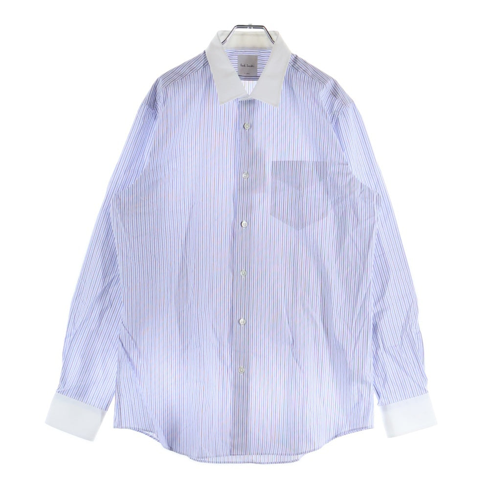 Paul Smith(ポールスミス) ストライプ 長袖 シャツ ブルー PF‐HQ‐66500