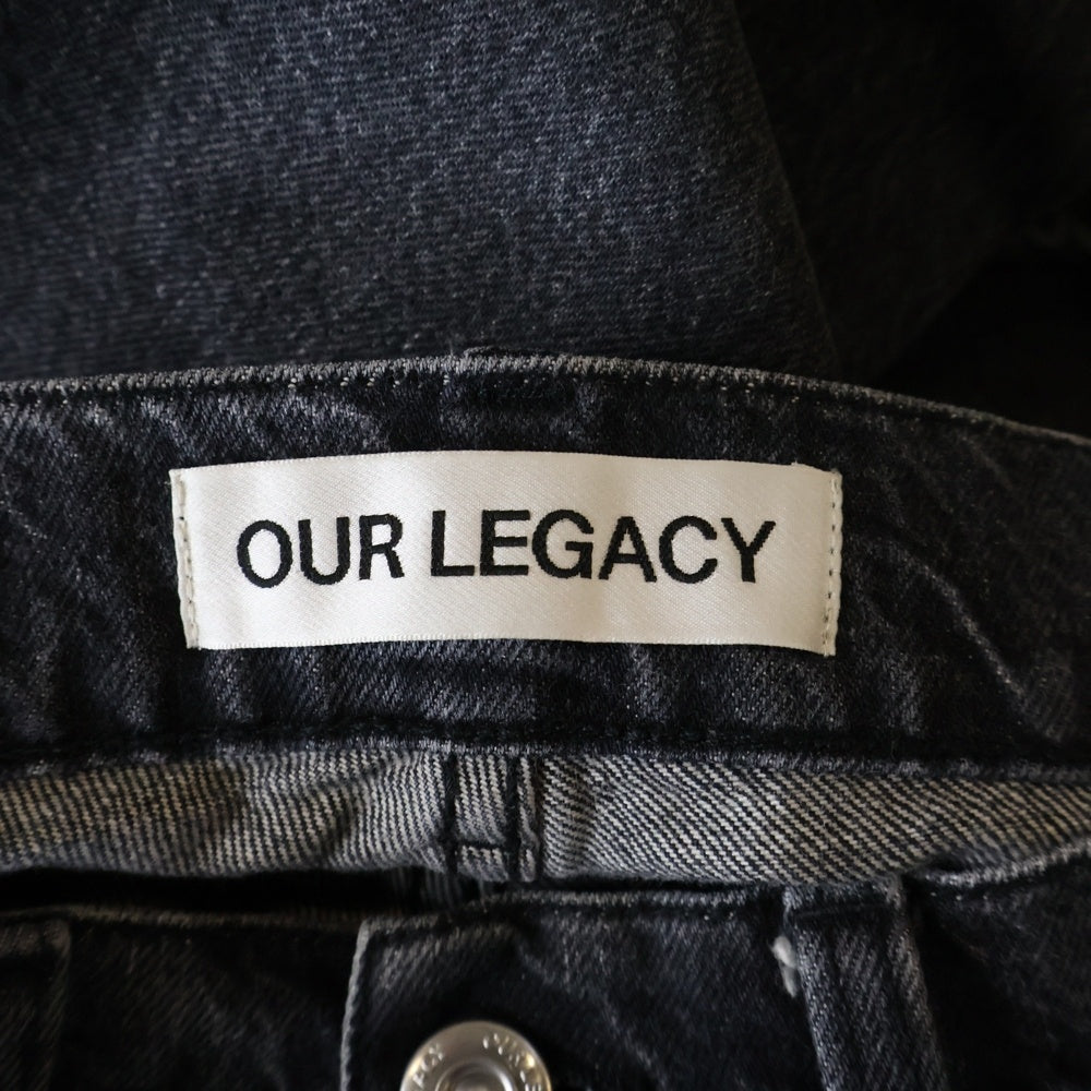 OUR LEGACY(アワーレガシー) THIRD CUT サードカットデニムパンツ ブラック