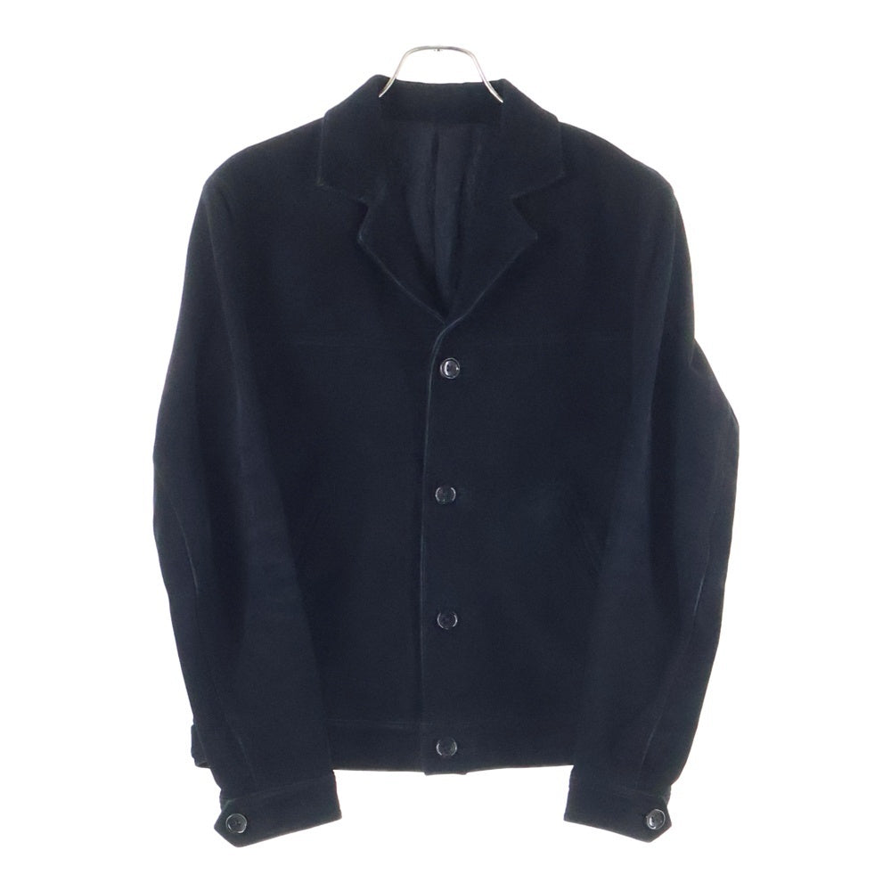 Rags McGREGOR(ラグスマックレガー) 4 BOTTONS LEATHER JACKET 211147102 スウェードレザージャケット ブラック