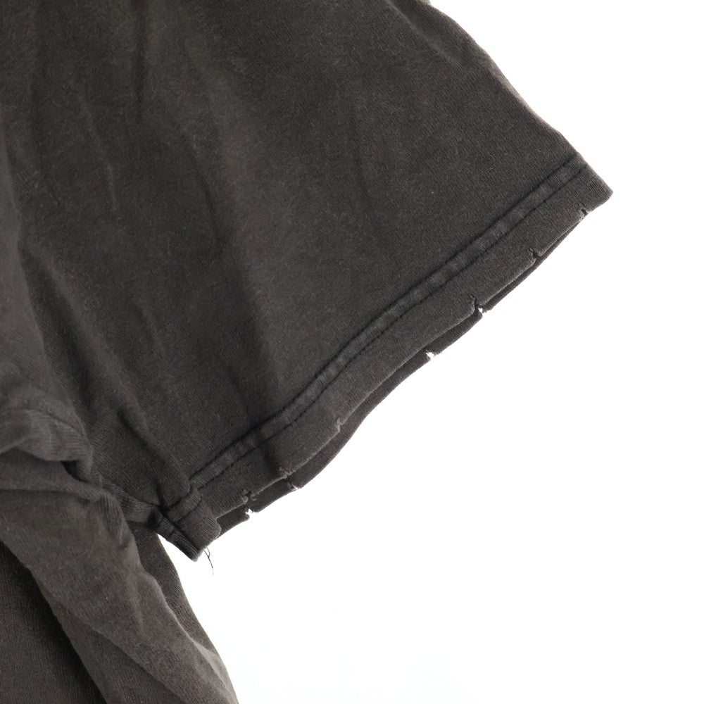 NUMBER (N)INE(ナンバーナイン) 04SS ARCHIVE DREAM BABY DREAM ドリーム期 ドリームベイビードリーム スカルプリント クルーネック 半袖Tシャツ カットソー ブラウン アーカイブ