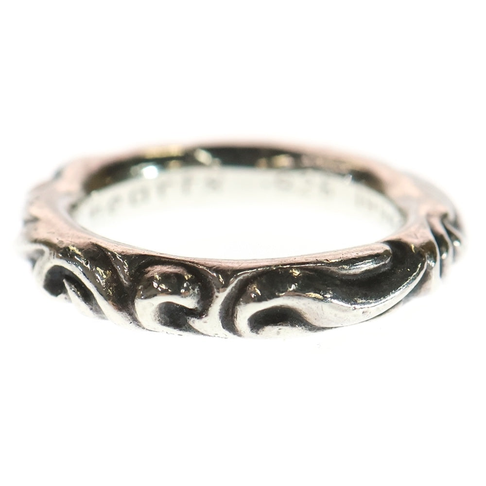 CHROME HEARTS(クロムハーツ) SCRL BAND スクロールバンド リング シルバー BCA351