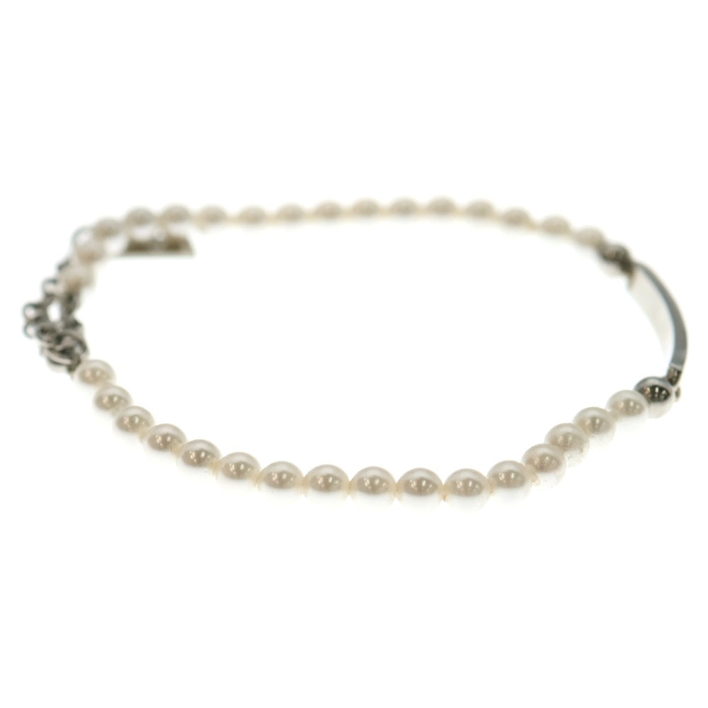 SAINT LAURENT PARIS(サンローランパリ) メタル ロゴプレート パール