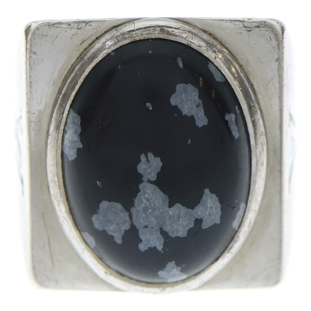 LOUIS VUITTON(ルイヴィトン) シェバリエール スノーフロー ロゴ刻印 リング シルバー M64903