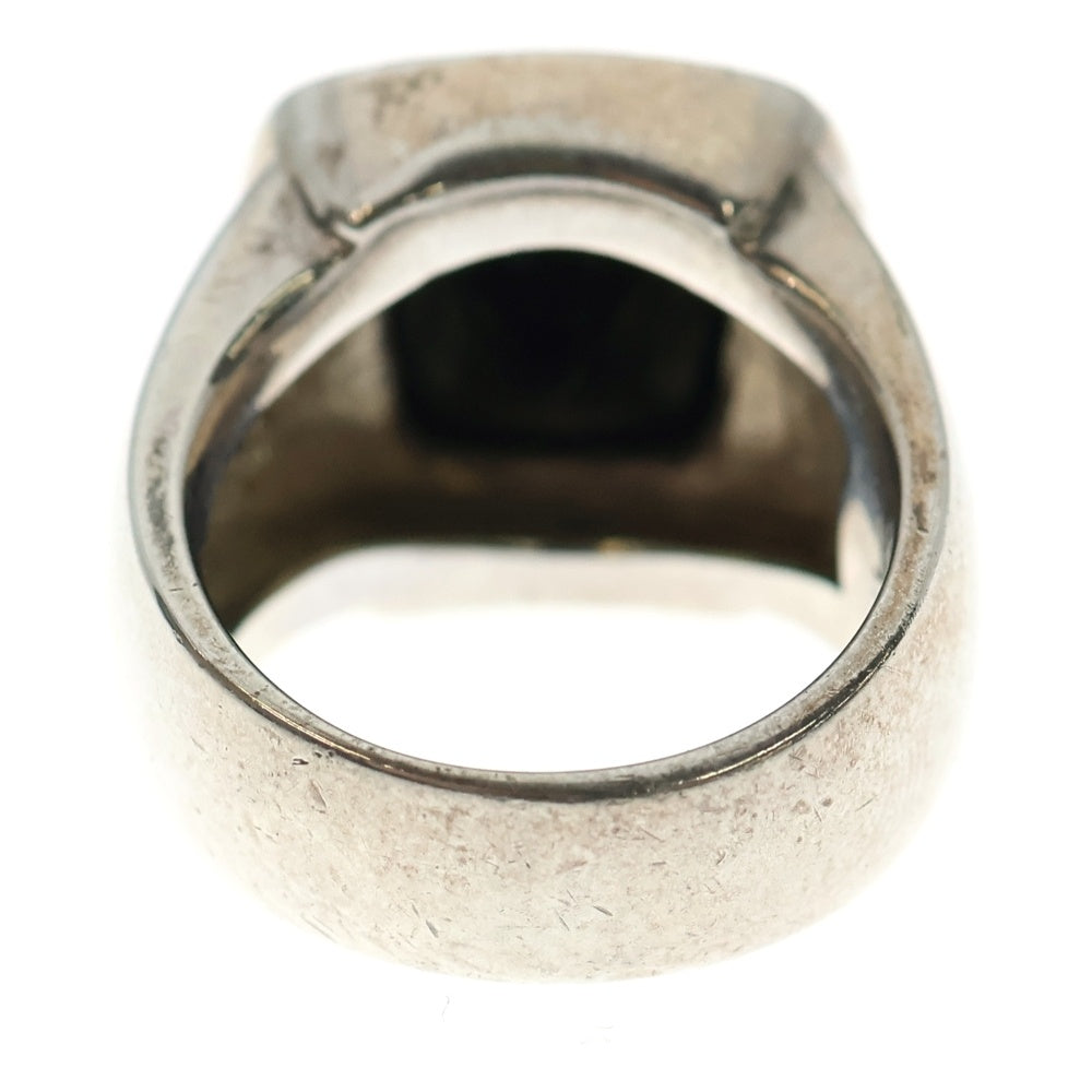 Justin Davis(ジャスティンデイヴィス) M.TS ダイヤモンドトップ リング シルバー/ブラック SRJ152