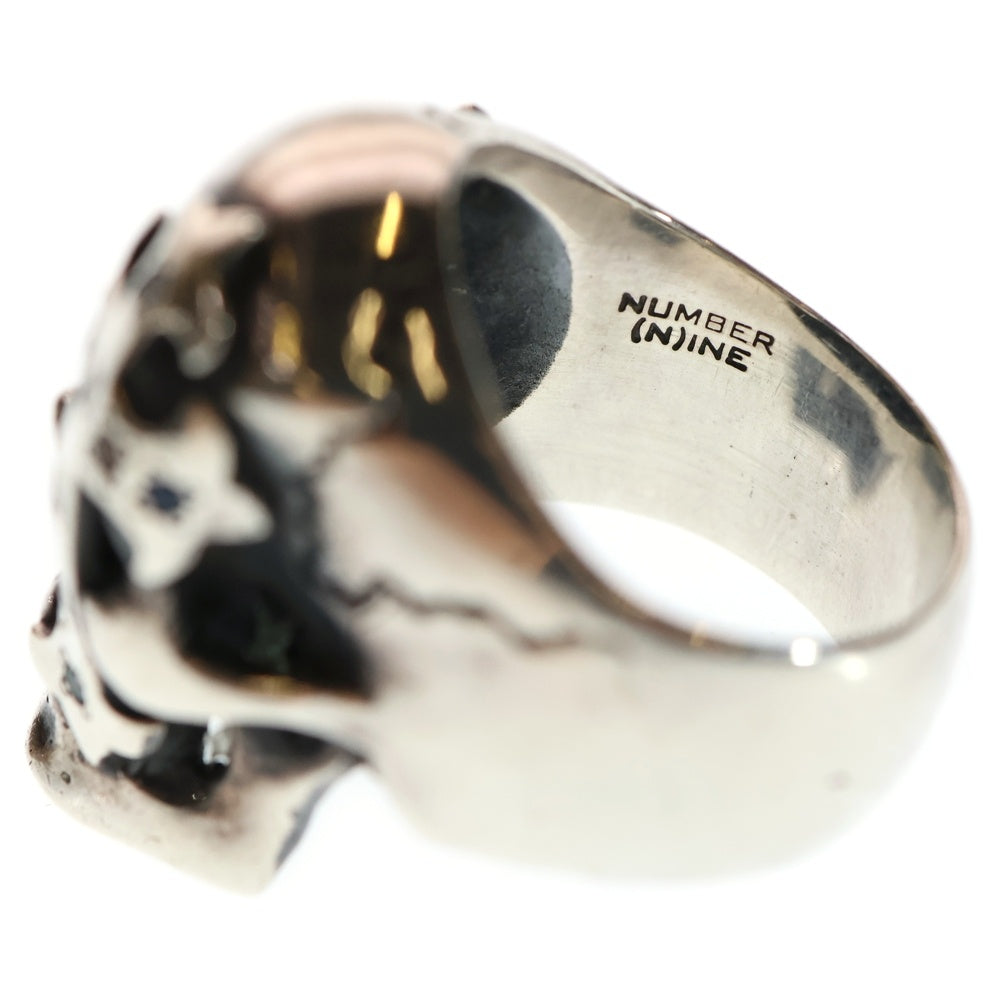 NUMBER (N)INE(ナンバーナイン) 05SS NIGHTCRAWLER期 ×MAGICAL DESIGN SKULL RING マジカル デザイン スカル リング シルバー