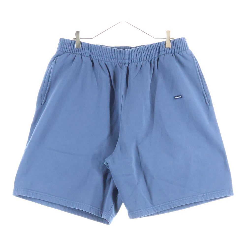 SUPREME(シュプリーム) 24SS Overdyed Small Box Sweatshort オーバーダイ スモール ボックス スウェット ショーツ ハーフパンツ ブルー