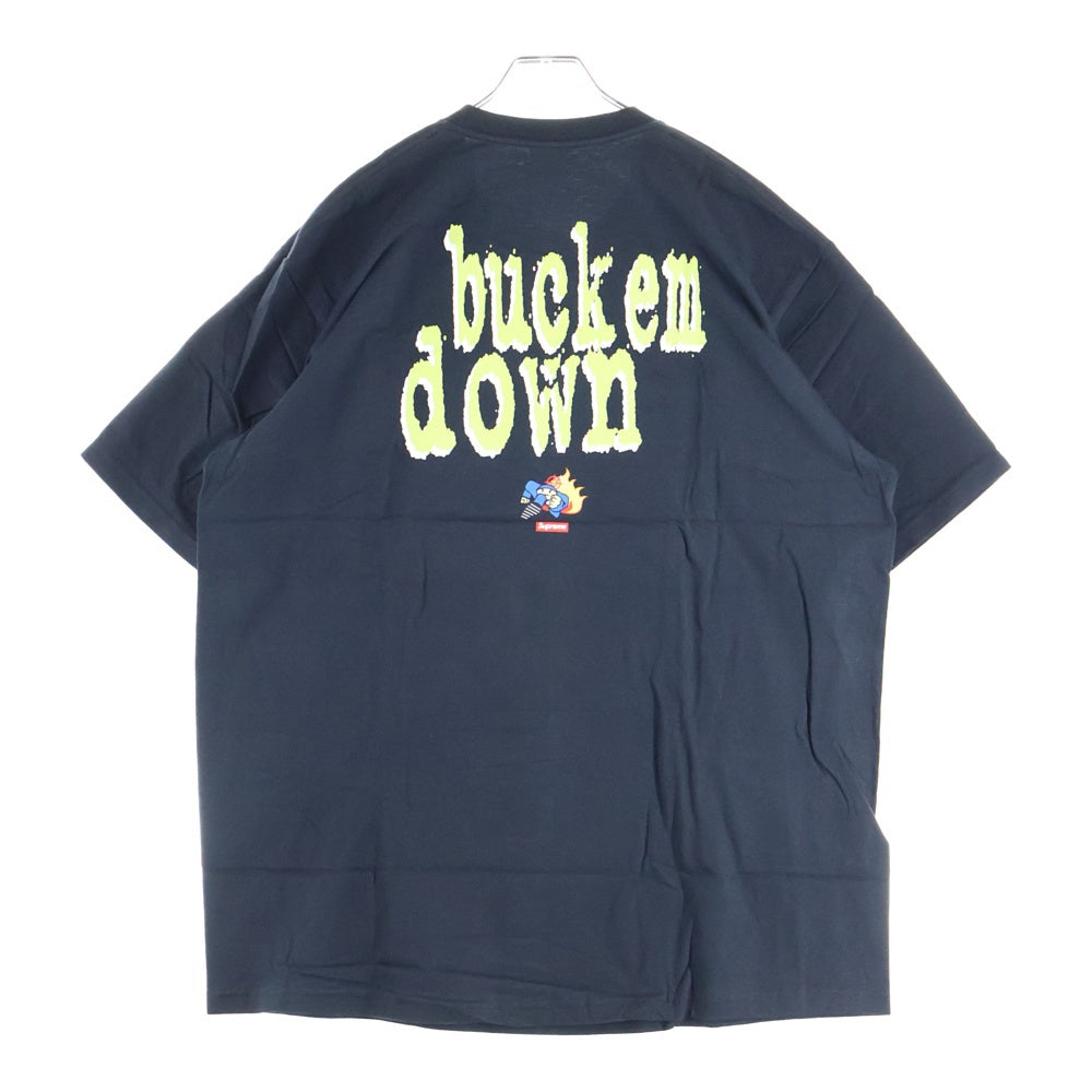SUPREME(シュプリーム) 22AW Duck Down Music Enta Da Stage Tee ロゴ ダック ダウン ミュージック エンタ ダ ステージ Tシャツ 半袖カットソー ブラック