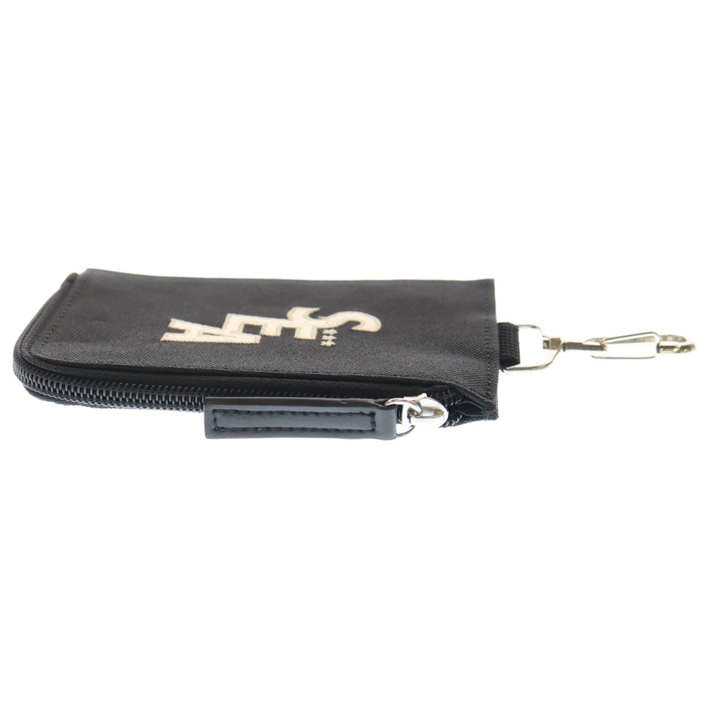 WIND AND SEA(ウィンダンシー) CARD POUCH ロゴエンブロイダリー カード ポーチ ブラック WDS-BYT-RS-16