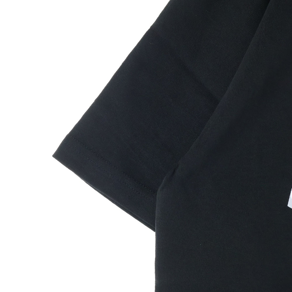 WIND AND SEA(ウィンダンシー) 22SS ×IT'S A LIVING イッツア リビング ロゴプリント クルーネック 半袖Tシャツカットソー ブラック ITLIV-CSTF-22A-13