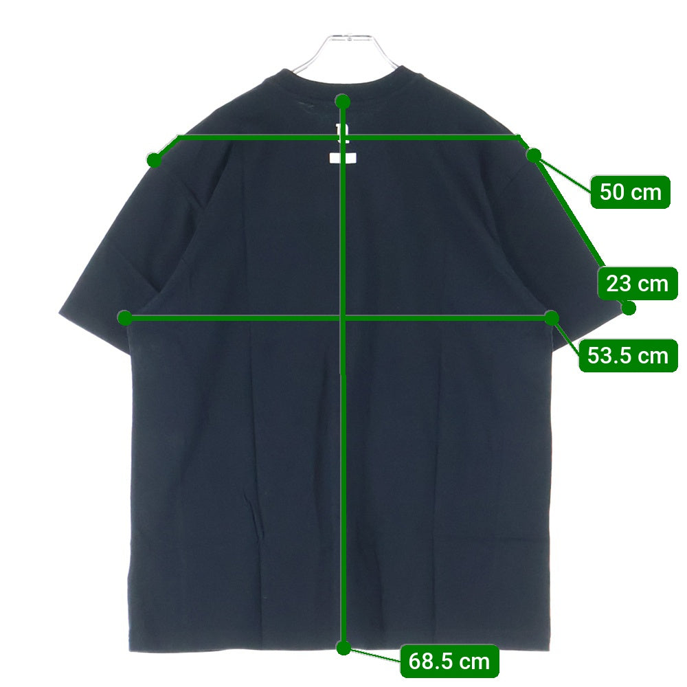 SEQUEL(シークエル) 20AW GAME OVER PRINT TEE ゲーム オーバー プリント クルーネック 半袖Tシャツ カットソー ブラック SQ-20AW-ST05