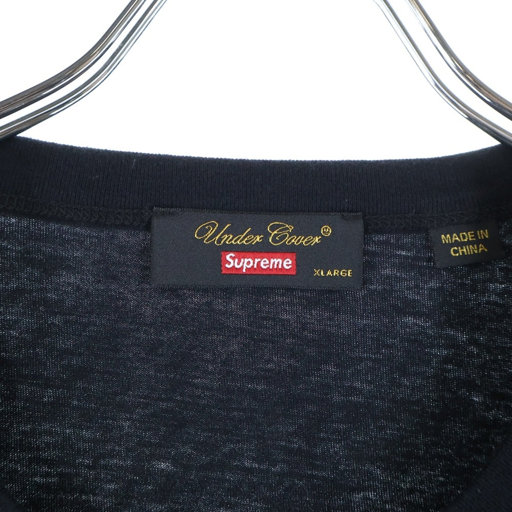 SUPREME(シュプリーム) 23SS ×UNDERCOVER Foot ball Top Tee アンダーカバー フットボール トップ クルーネック 半袖Tシャツ カットソー ブラック