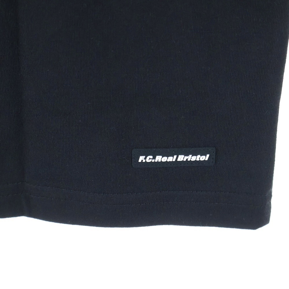 F.C.R.B./F.C.Real Bristol/FCRB(エフシーアールビー/エフシーレアルブリストル) MLB L/S TEAM TEE ヤンキース プリント クルーネック 長袖Tシャツ カットソー ブラック FCRB-212114