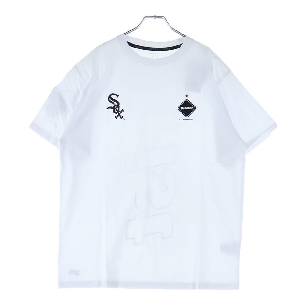 F.C.R.B./F.C.Real Bristol/FCRB(エフシーアールビー/エフシーレアルブリストル) MLB L/S TEAM TEE ホワイトソックス プリント クルーネック 半袖Tシャツ カットソー ホワイト FCRB-212022