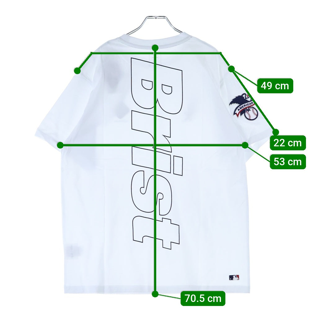 F.C.R.B./F.C.Real Bristol/FCRB(エフシーアールビー/エフシーレアルブリストル) MLB L/S TEAM TEE ホワイトソックス プリント クルーネック 半袖Tシャツ カットソー ホワイト FCRB-212022