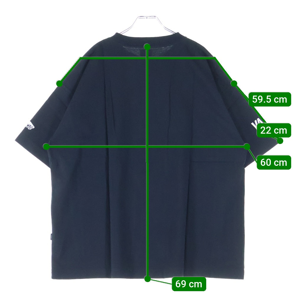 WIND AND SEA(ウィンダンシー) ×VANS CHECKERED FLAG S/S TEE バンズ チェッカー フラッグ クルーネック 半袖Tシャツ カットソー ブラック 122H1011599