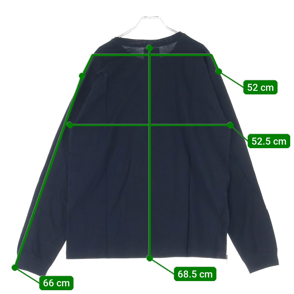 WIND AND SEA(ウィンダンシー) 22SS ×Yohji Yamamoto SIGNATURE-STYLE LOGO LONG SLEEVE T-SHIRT ヨウジヤマモト シグネイチャー スタイル ロゴプリント 半袖Tシャツ WA-22WSLT-01