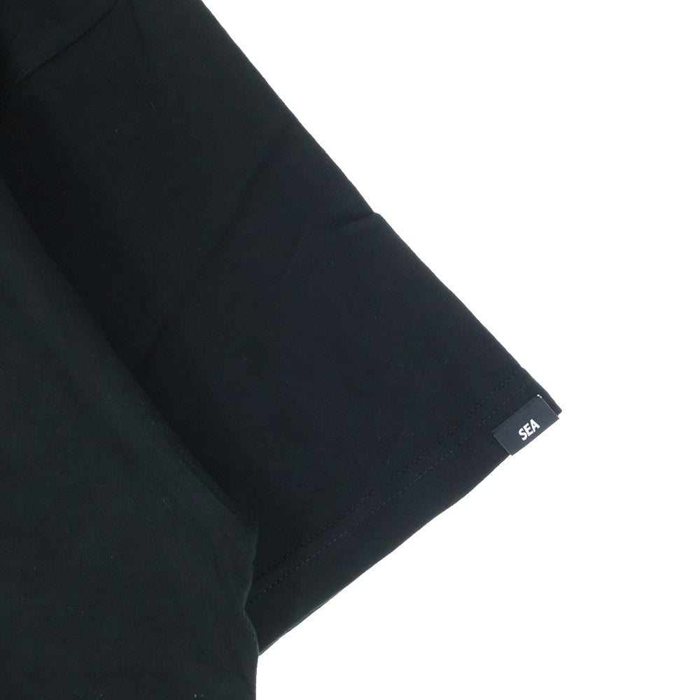 WIND AND SEA(ウィンダンシー) SEA IN THE SEA PHOTO TEE シー イン ザ シー フォトプリント クルーネック 半袖Tシャツ カットソー ブラック WDS-CS-352