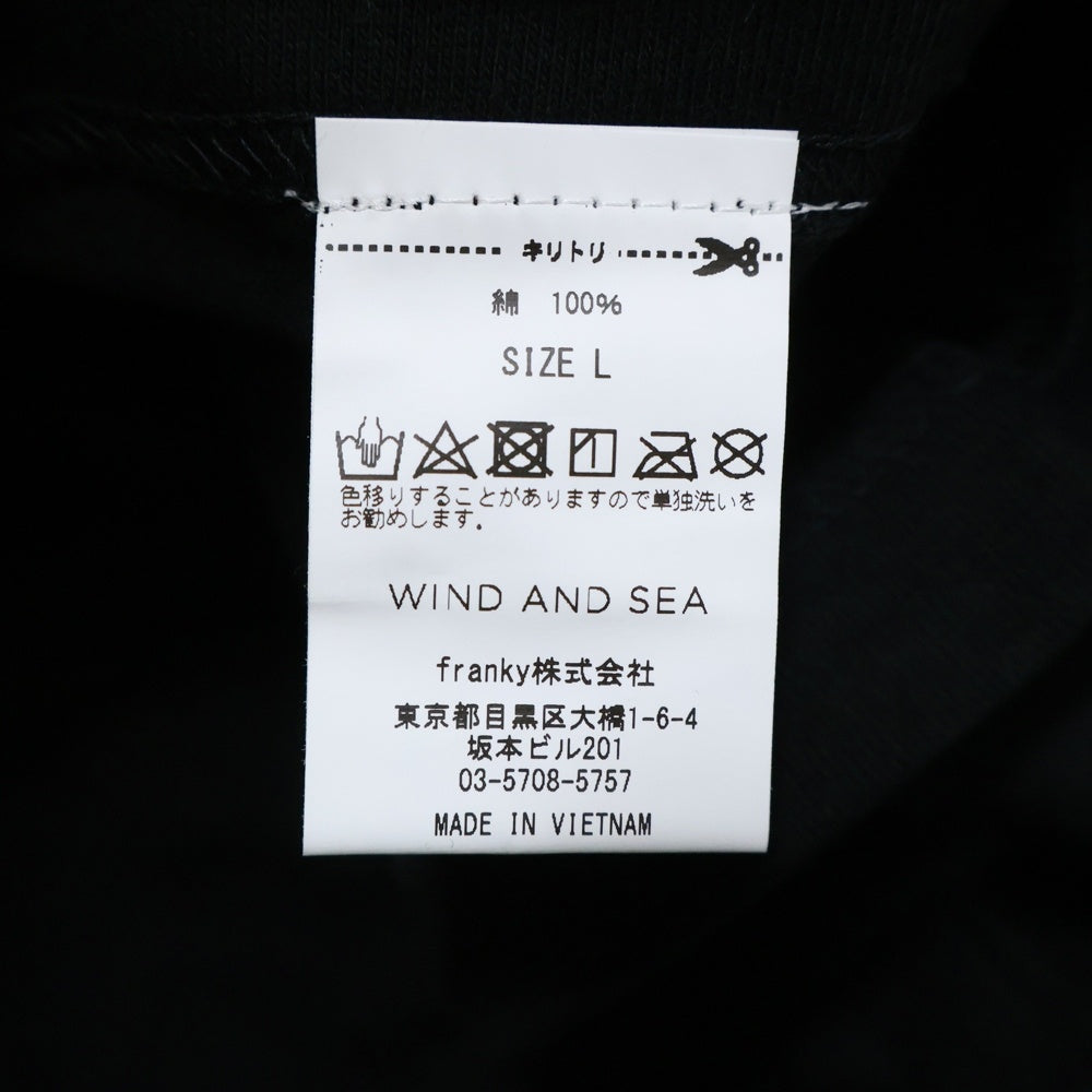 WIND AND SEA(ウィンダンシー) SEA IN THE SEA PHOTO TEE シー イン ザ シー フォトプリント クルーネック 半袖Tシャツ カットソー ブラック WDS-CS-352