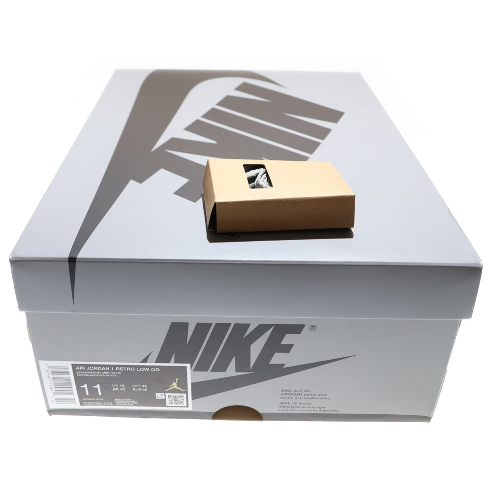 NIKE(ナイキ) AIR JORDAN 1 LOW OG SHADOW エアジョーダン 1 オリジナル シャドー ローカットスニーカー グレー/ブラック US11/29cm CZ0790-003