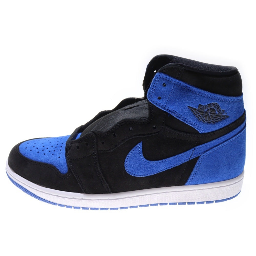 NIKE(ナイキ) AIR JORDAN 1 RETRO HIGH OG ROYAL REIMAGINED エアジョーダン1スエードロイヤル ハイカットスニーカー ブルー/ブラック US11/29cm DZ5485-042