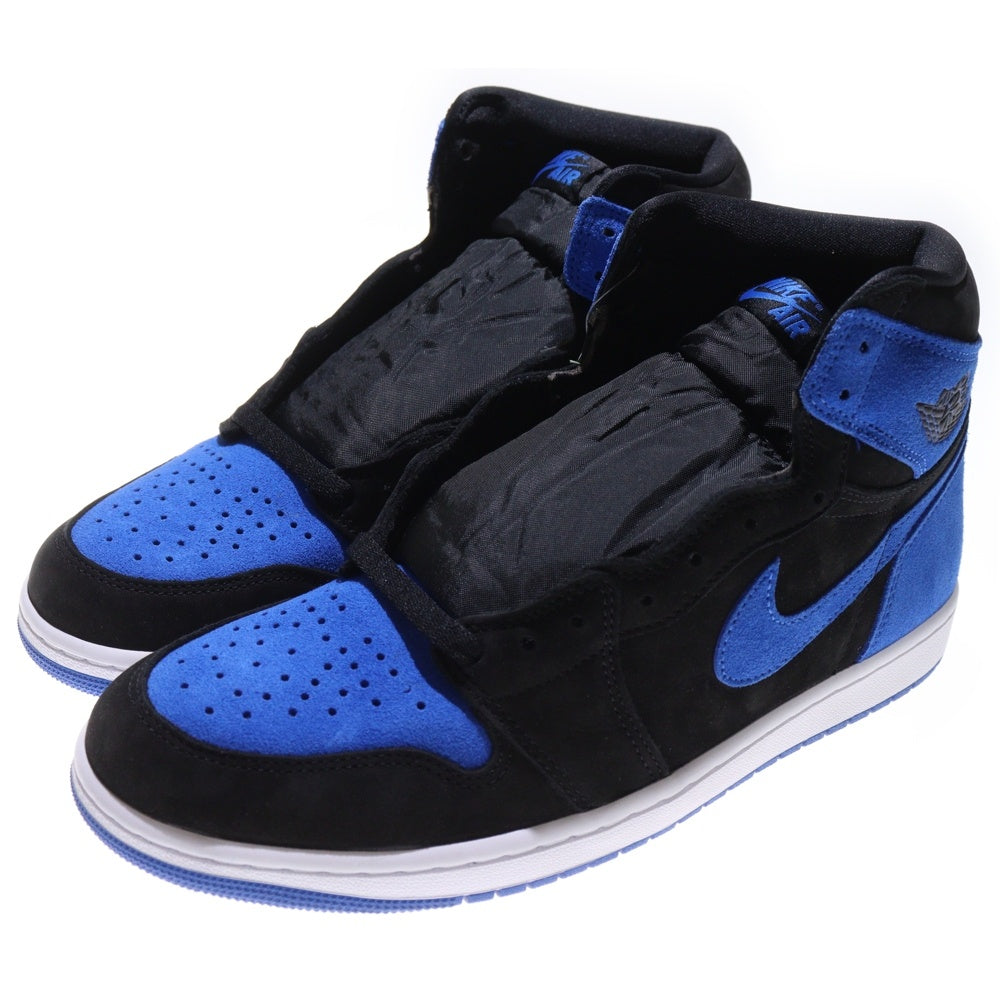 NIKE(ナイキ) AIR JORDAN 1 RETRO HIGH OG ROYAL REIMAGINED エアジョーダン1スエードロイヤル ハイカットスニーカー ブルー/ブラック US11/29cm DZ5485-042