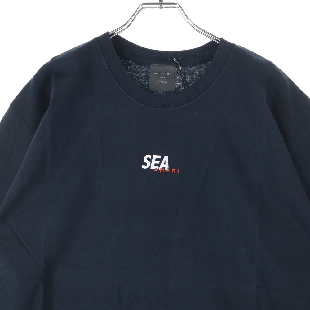 WIND AND SEA(ウィンダンシー) ×AMERI S/S T-SHIRT アメリ ロゴ刺繍