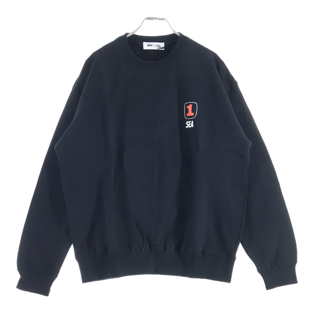 WIND AND SEA(ウィンダンシー) NAKAMEGURO 1ST ANNIV SWEAT SHIRT 中目黒 1周年 長袖ロングスリーブ クルーネック スウェット ブラック