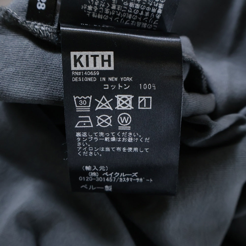 KITH(キス) JUST US TEE ジャスト アス プリント クルーネック 半袖Tシャツ カットソー グレー