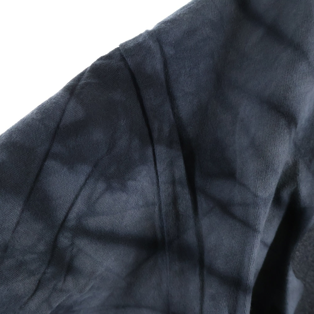 WIND AND SEA(ウィンダンシー) TYE-DYE LONG T タイダイ柄 クルーネック ロングスリーブ 長袖Tシャツ カットソー ブラック/グレー WDS-AMRG-02