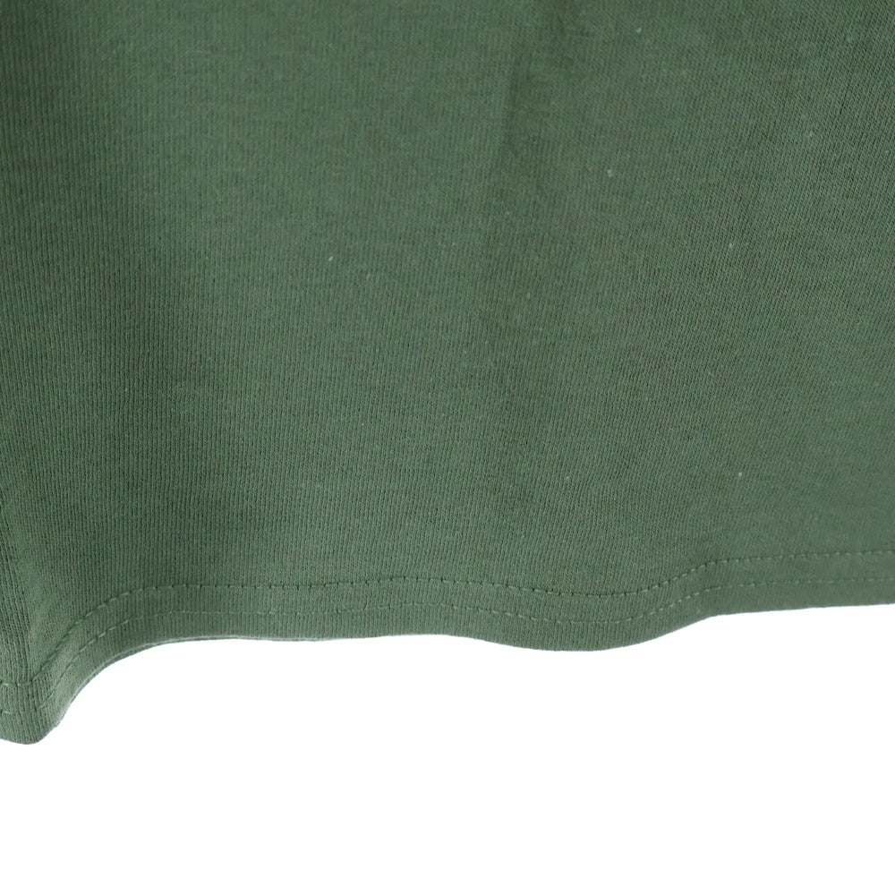 WIND AND SEA(ウィンダンシー) SEA C-SMALL L/S T-SHIRT スモール センター ロゴ プリント ロングスリーブ 長袖Tシャツ カットソー グリーン WDS-CS-187