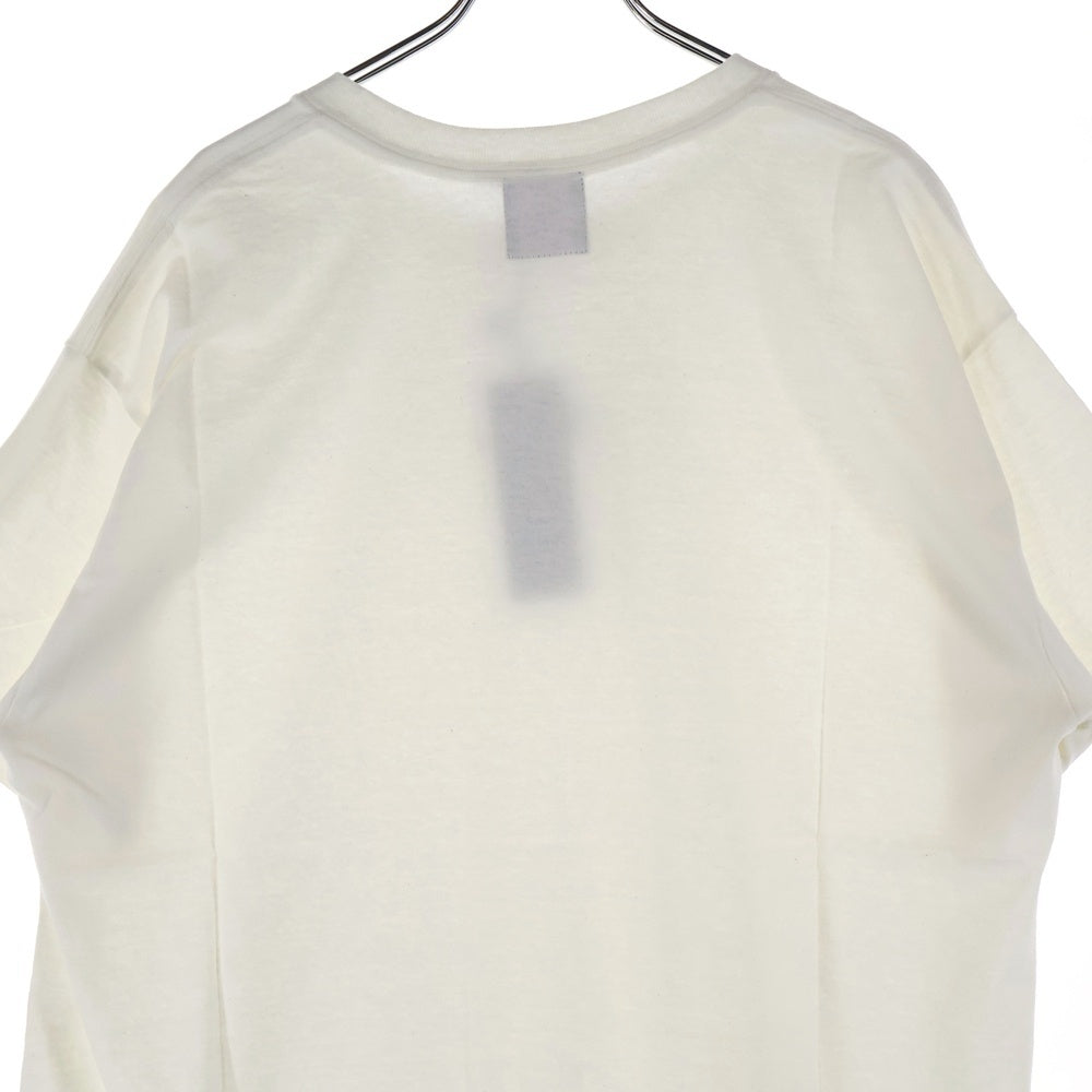 WIND AND SEA(ウィンダンシー) ×AMERI WDS S/S T-SHIRT アメリ ロゴエンブロイダリー クルーネック ロングスリーブ 半袖Tシャツ カットソー ホワイト WDS-AMR-04