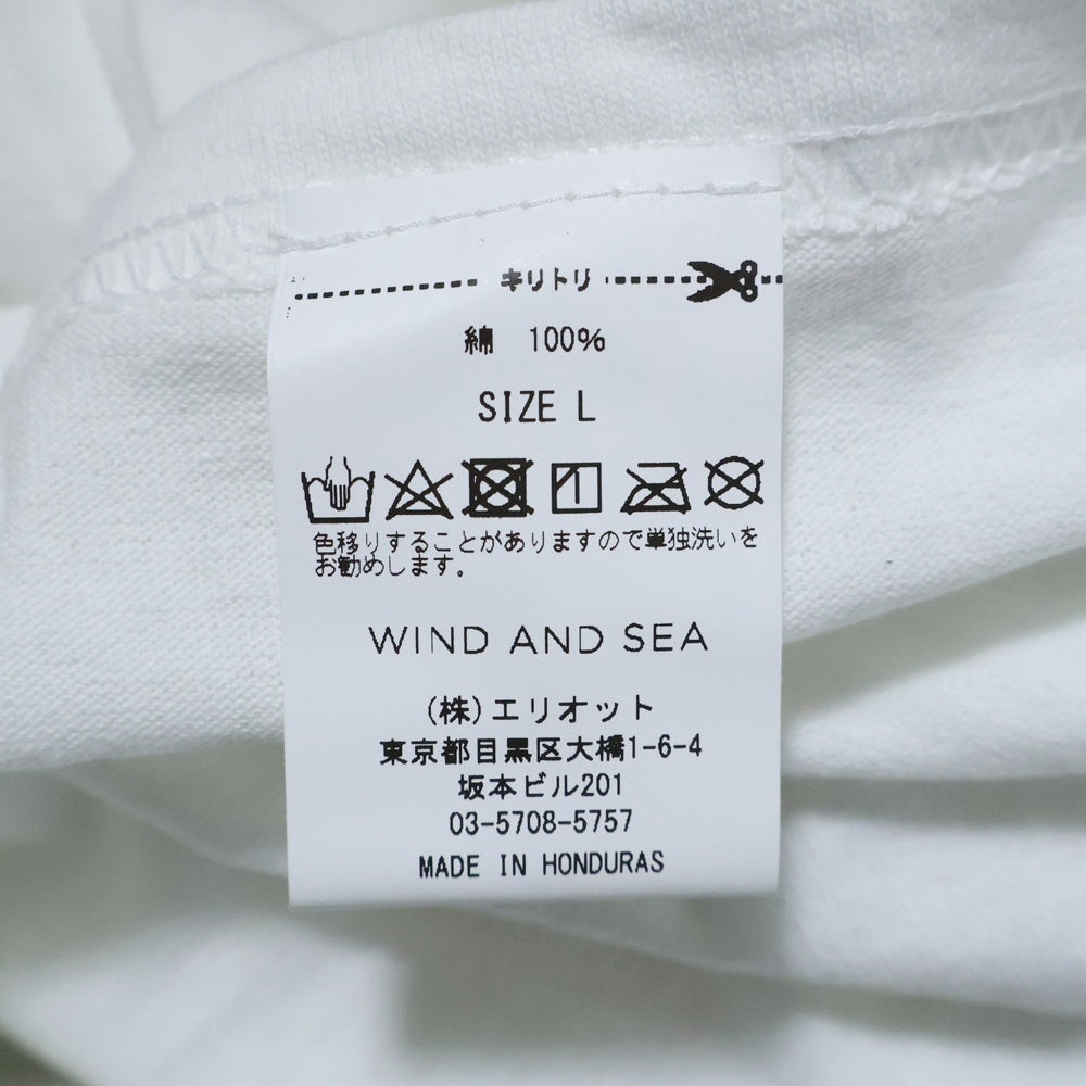 WIND AND SEA(ウィンダンシー) ×styling PHOTO T-SHIRT スタイリング フォトプリント クルーネック 半袖Tシャツ カットソー ホワイト 16W C T 201079